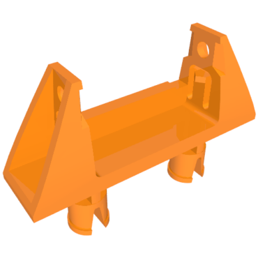 30636 - String Reel 1 x 4 x 2 Holder with 2 Technic Pins