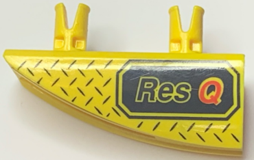 30647px1 - Vehicle, Fairing 1 x 4 Side Flaring Intake with 2 Pins with Res-Q Pattern Left