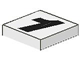 3068p81 - Tile 2 x 2 with Black Number 1 Pattern