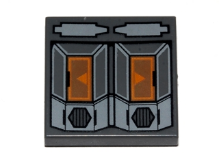 3068pb0596 - Tile 2 x 2 with SW Droid T7-O1 Panel Pattern