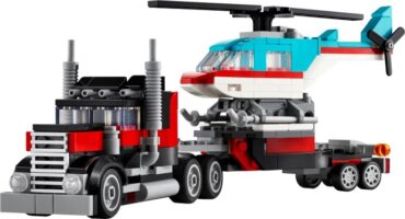 31146-1 - Flatbed Truck with Helicopter