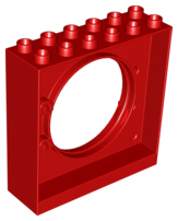 31191 - Duplo Ball Tube Exit Brick 2 x 6 x 5 with Round Doorway
