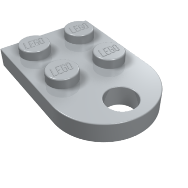 3176 - Plate, Modified 2 x 3 with Hole