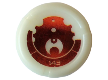 32171pb068 - Throwing Disk with Bionicle Kanoka 143 Ta-Metru Pattern