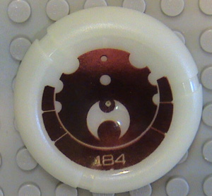 32171pb072 - Throwing Disk with Bionicle Kanoka 184 Ta-Metru Pattern
