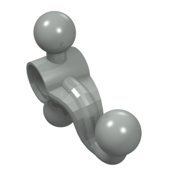 32186 - Technic, Steering Arm with 3 Tow Ball