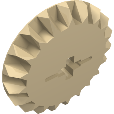 32198 - Technic, Gear 20 Tooth Bevel