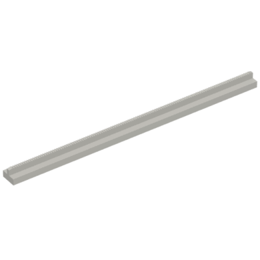3228c - Train, Track Plain Rail Straight (no slots, no notches on end)