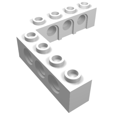 32555 - Technic, Brick 5 x 5 Right Angle (1 x 4 - 1 x 4)