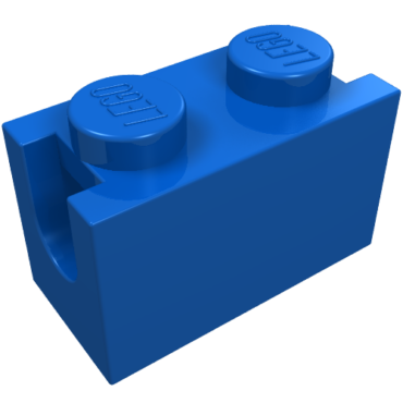 3317 - Brick, Modified 1 x 2 with Digger Bucket Arm Holder