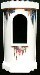 33213pb02 - Belville Wall, Tower with Window with Icicles Pattern (Stickers) - Set 7581
