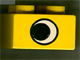 3437pb015 - Duplo, Brick 2 x 2 with Eye without White Spot Pattern, on One Side