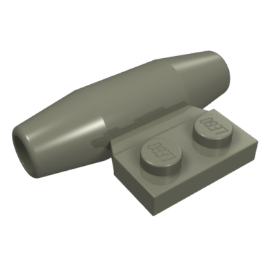 3475b - Engine, Smooth Small, 1 x 2 Side Plate with Axle Holders