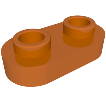 35480 - Plate, Round 1 x 2 with Open Studs