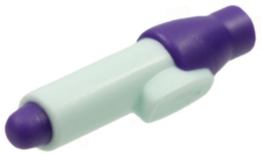 35809pb01 - Minifigure, Utensil Pen with Molded Dark Purple Tip and Cap Pattern
