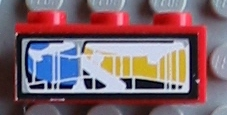 3622pb011L - Brick 1 x 3 with Front Headlight Pattern Model Left Side (Sticker) - Set 8280