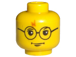 3626px94 - Minifigure, Head Glasses with Lightning Bolt on Forehead Pattern (HP Harry Potter)