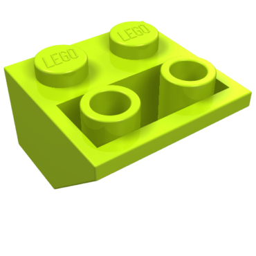 3660 - Slope, Inverted 45 2 x 2 with Flat Bottom Pin