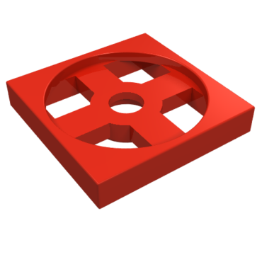 3680 - Turntable 2 x 2 Plate, Base