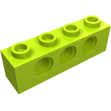3701 - Technic, Brick 1 x 4 with Holes