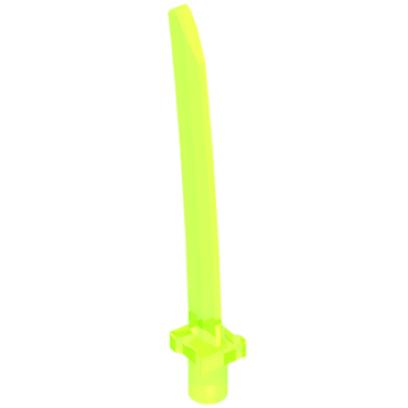 37341c - Minifigure, Weapon Sword Blade with Bar, Square Crossguard