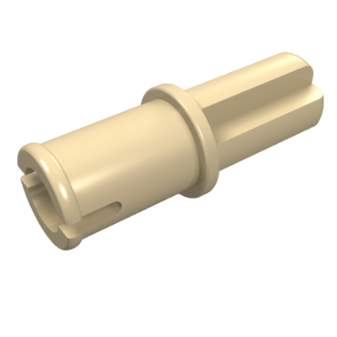 3749 - Technic, Axle 1L with Pin without Friction Ridges