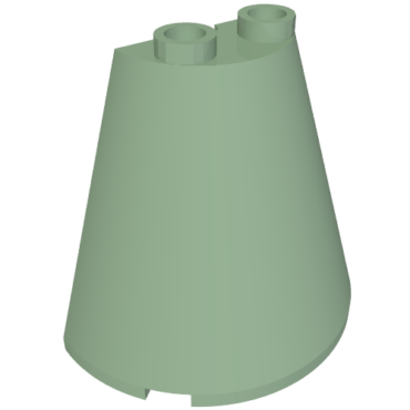 38317 - Cone Half 4 x 2 x 3