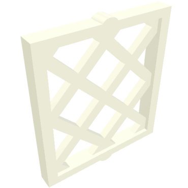 38320 - Pane for Window 1 x 2 x 2 Lattice Diamond