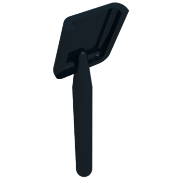 3837 - Minifigure, Utensil Shovel / Spade - Handle with Round End