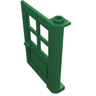 3861 - Door 1 x 4 x 5 with 4 Panes