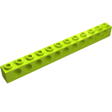 3895 - Technic, Brick 1 x 12 with Holes