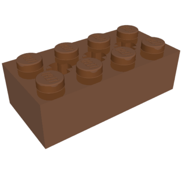 39789 - Technic, Brick 2 x 4 with 3 Axle Holes