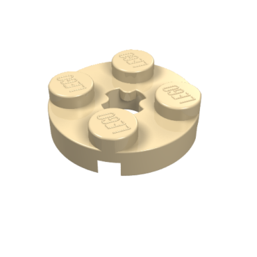 4032 - Plate, Round 2 x 2 with Axle Hole