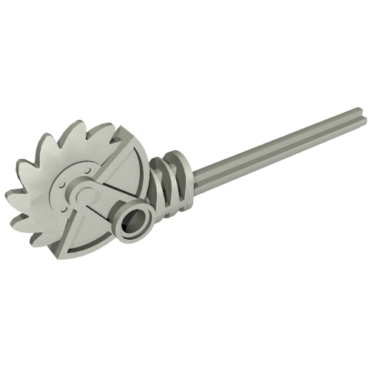 40341 - Bionicle Weapon Long Axle Circular Saw Staff with Pin Hole