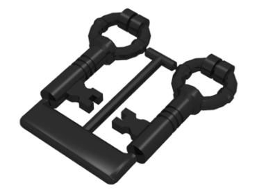 40359 - Minifigure, Utensil Keys, 2 on Sprue