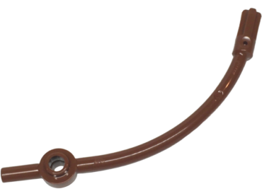 4042 - Bar Curved with Axle 1L and 1 x 1 Round Plate End