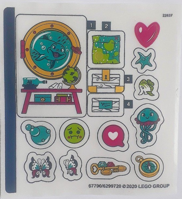41410stk01 - Sticker Sheet for Set 41410 - (67790/6299720)