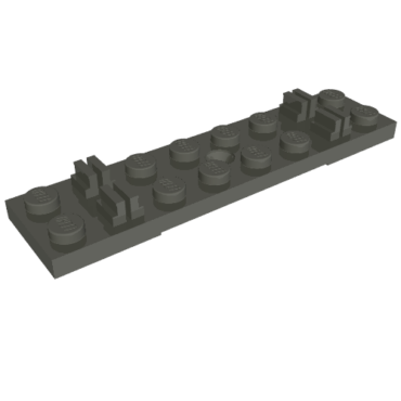 4166a - Train, Track Sleeper Plate 2 x 8 without Cable Grooves