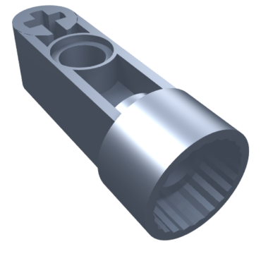41681 - Technic Rotation Joint Socket with 3L Liftarm Thick