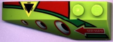 41748pb005 - Wedge 6 x 2 Left with 3 Ovals Pattern