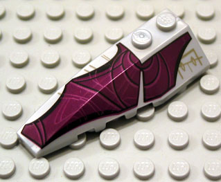 41748px1 - Wedge 6 x 2 Left with Purple Wing Pattern