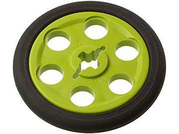4185c01 - Technic Wedge Belt Wheel (Pulley) with Black Technic Wedge Belt Wheel Tire (4185 / 2815)