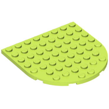 41948 - Plate, Round 8 x 8 Rounded End