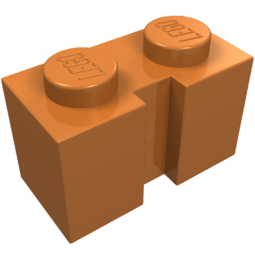 4216 - Brick, Modified 1 x 2 with Channel