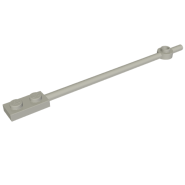 42445 - Bar 12L with 1 x 2 Plate End Solid Studs and 1 x 1 Round Plate End