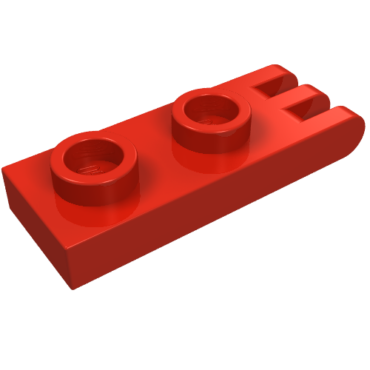4275b - Hinge Plate 1 x 2 with 3 Fingers on End - Hollow Studs