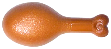 42876 - Turkey Drumstick, 22mm with Oval Opening on Back