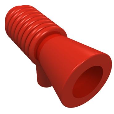 4349 - Minifigure, Utensil Loudhailer / Megaphone / SW Blaster