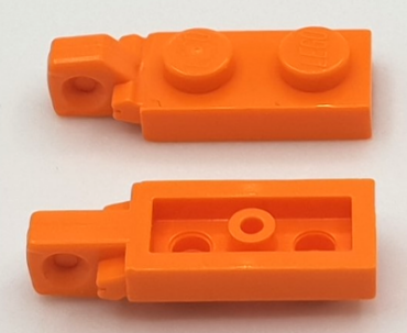 44301b - Hinge Plate 1 x 2 Locking with 1 Finger on End without Bottom Groove