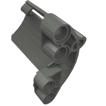 44353 - Technic, Panel Fairing #23 Large Short, Small Hole, Side B